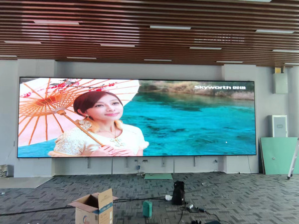 湟中P1.53led小间距屏安装案例